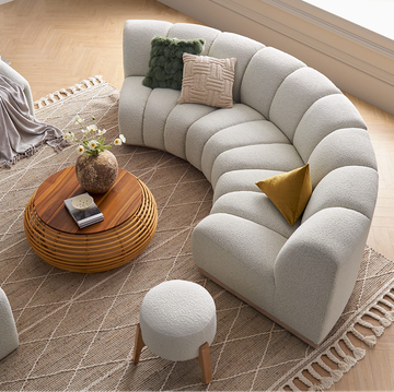 curved couches
